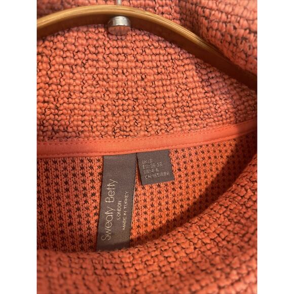 Sweaty Betty Womens Sweater US 4-6 UK Small Funnel Boucle Chunky Knit Pink - Picture 2 of 9